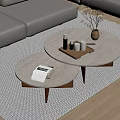 Ancient Tea Table Ancient Style Tea Table Ancient Style Tea Table Wood Tea Table Stone Tea Table Tea Table Combination 3d model