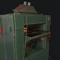 Green Industrial Equipment with Control Panel and Metal Top for Manufacturing Use
