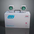 Portable Ozone Sterilizer As Household Essential With Green Indicators And Control Buttons