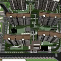 Modern Garden Landscape At Shanghai Baya Entrance With Paving And Architecture