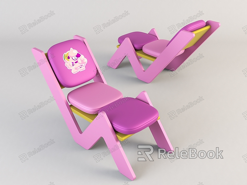 Modern Children's Chair Home Chair model