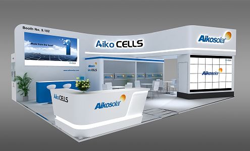 Modern Exhibition Booth Exhibition Exposition 3d model