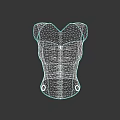 Black Leather Corset With Metal Studs And Front Lacing Design For Women Fashion