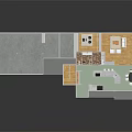 Spacious Animal Friendly Home 3D Floor Plan With Cozy Rooms For Pets