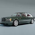Dark Green Bentley Luxury Sedan With Classic Design And Silver Alloy Wheels