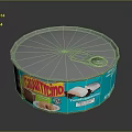 Cravattino Canned Sweet Food with Chocolate Marshmallow Treats in Metal Container