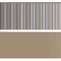 Modern Vertical Striped Window Curtains In Dark And Light Color Tones