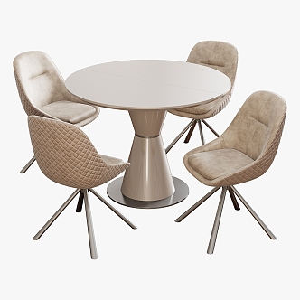 Carveli velluto Chair Vetro mebel HTML Table 3d model