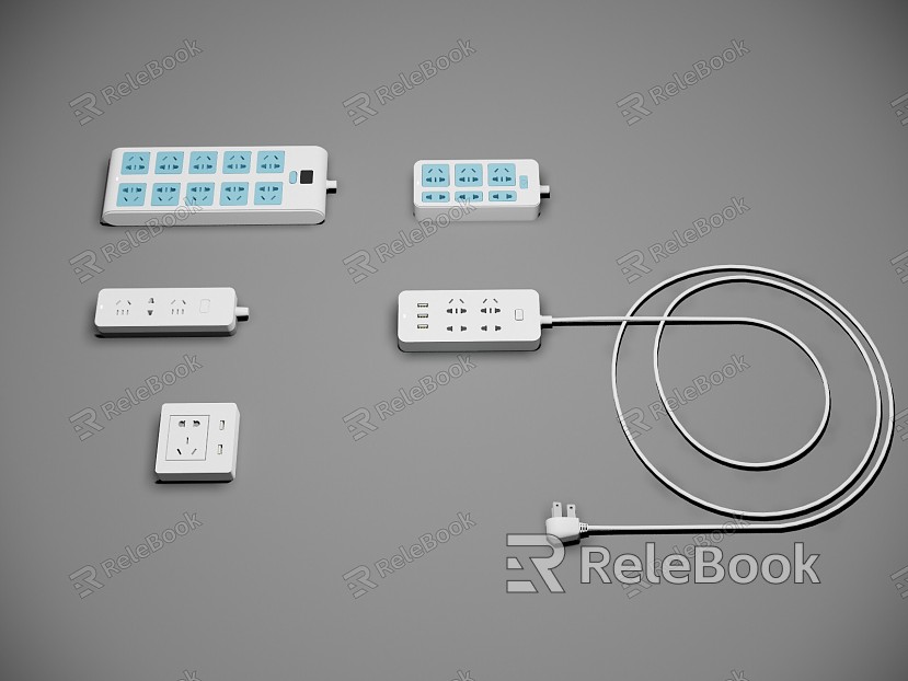 Modern socket patch panel model