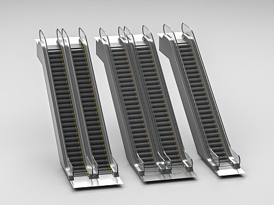 Escalator Elevator 3d model