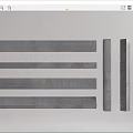 modern column concrete column concrete beam 3d model
