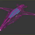 Modern Fighter Sci-fi Fighter 3d model
