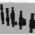 Various Types of Industrial Hydraulic Components With Diverse Mechanical Designs And Structures