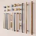 Various Modern Cabinet And Door Handles In Brass Black And Metal Designs