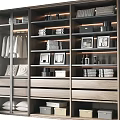 Modern Wardrobe Interior Design With Sliding Doors Shelves Drawers And Framed