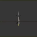 Modern Helicopter With Aerodynamic Design Long Rotors And Yellow Accent