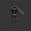 Science Fiction Warrior Future Warrior Next Generation Warrior Super Soldier Magic Warrior Super Soldier Science Fiction Soldier 3d model