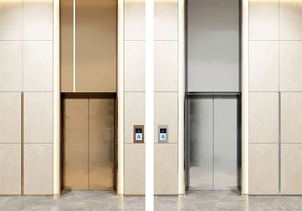 Modern Elevator Lift 3d model