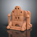 Modern Building Blocks Building Blocks Toys Building Blocks Castle Plastic Toys Plastic Building Blocks Toys 3d model