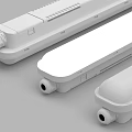 Sleek Modern LED Pendant Lights With Slim Strip Design And Aluminum Frame For Indoor Lighting