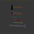 Household Tools Set Including Hammers Screwdrivers And Wrench For Home Use