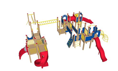 Modern Amusement Equipment Children's Amusement Equipment Children's Activities Amusement Equipment Sliding 3d model