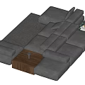 Modern Multiplayer Sofa 3d model