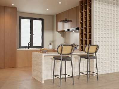 Open Kitchen Dining Room Modern Kitchen model