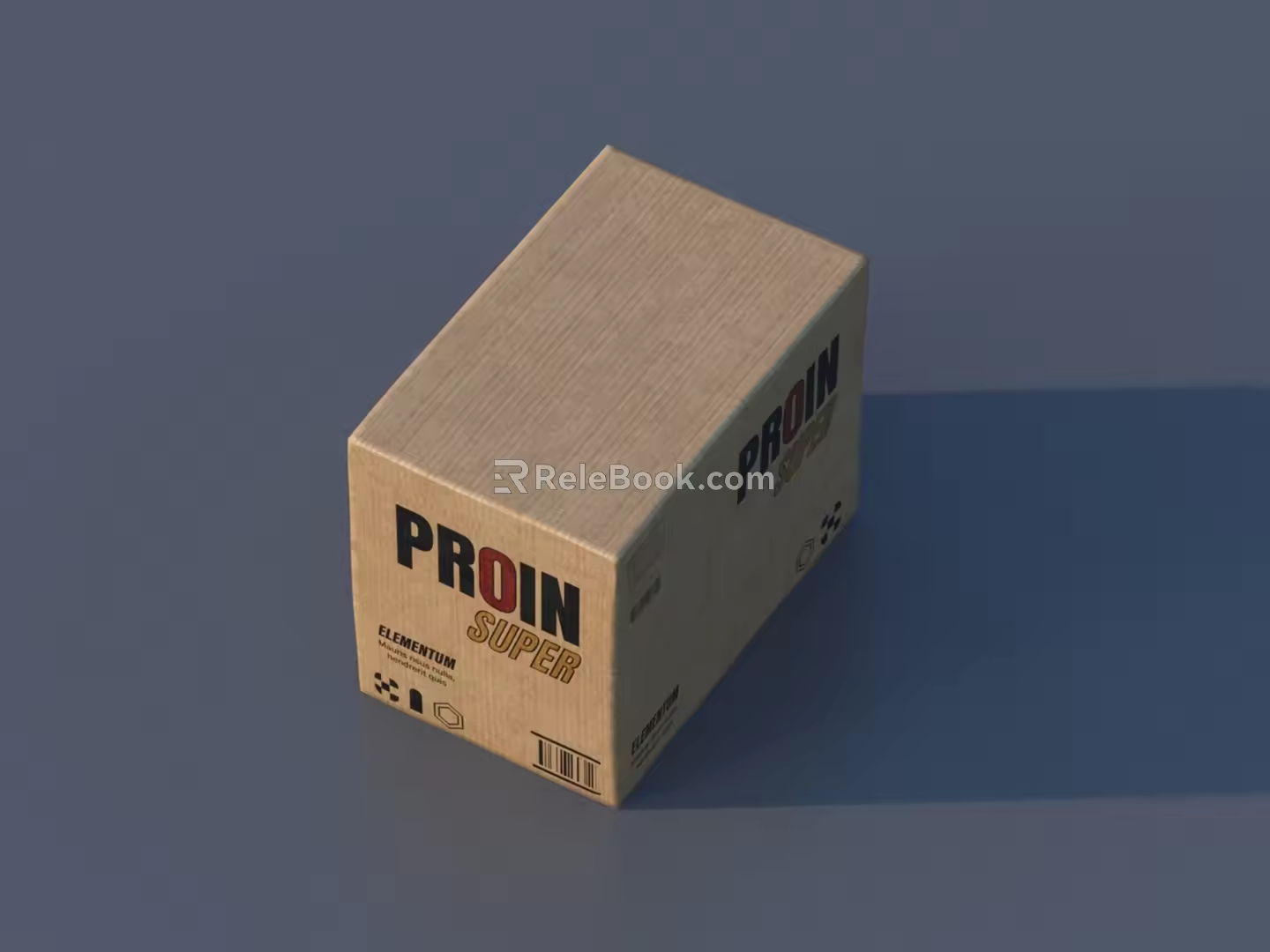 Carton 3D Model 3d model