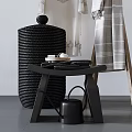 Modern bathrobe toiletries 3d model