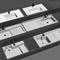 Modern White Kitchen Sink Designs With Drainer And Faucet On