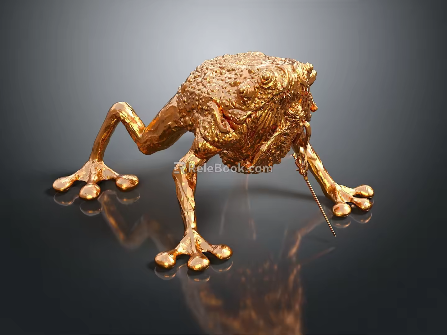 Frog Poison Frog Game Frog Reptile Cold Blooded Animal Reptile 3d model