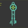 modern key old key antique key classical key 3d model