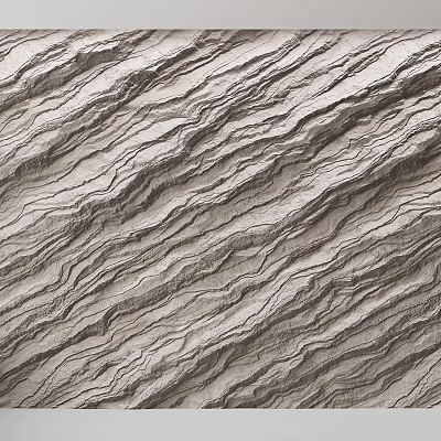 Modern Background Wall With Gray Textured Surface And Natural Design Pattern 3d model