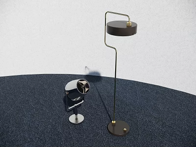 Modern Metal Table Lamp Floor Lamp Industrial Style Table Lamp Bedside Lamp Table Lamp Simple Table Lamp 3d model