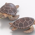 Turtle turtle turtle soft-shelled turtle crocodile turtle tortoise 3d model