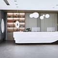 Modern Front Desk Bar 3d model