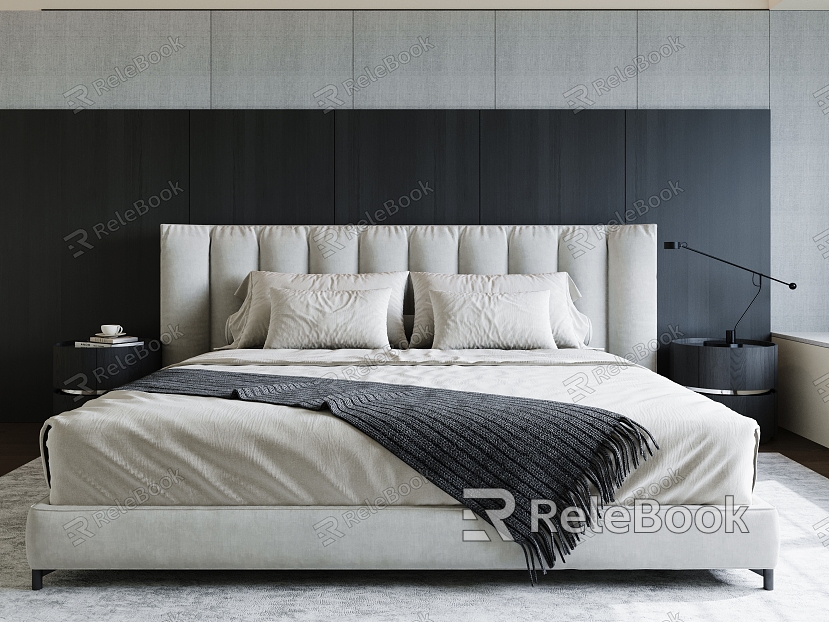 Minotti double bed model