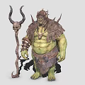 Orc Warlock Shaman Orc Tribe 3d model