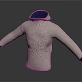 White Long Sleeve Hoodie With Blue Accents And Comfortable Casual Design