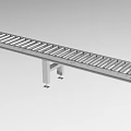 Heavy Duty Industrial Roller Conveyor System With Metal Frame For Production Line Material Handling