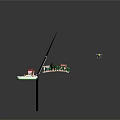 Modern game machine palm game machine 3d model