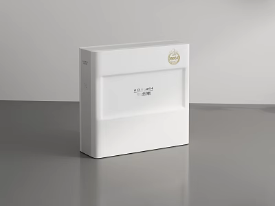 White Air Purifier Device For Home Use With Efficient Filtration System 3d model