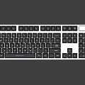 Keyboard Metal Keyboard Technology Keyboard Game Keyboard Computer Keyboard Metal Keyboard Technology Keyboard Game Keyboard Computer Keyboard Gold 3d model