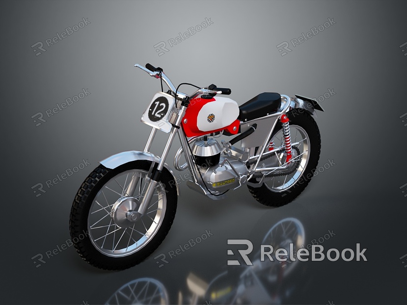 Motorcycle Two-wheeled Motorcycle Cross-country Motorcycle Road Race Motorcycle Motor Vehicle Transport model