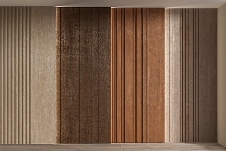 Modern wall panel Wood veneer wall panel Great wall panel 3d model