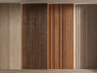 Modern wall panel Wood veneer wall panel Great wall panel 3d model