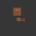 Wooden House With Sloped Wooden Roof And Wooden Terrace Fence And Steps