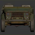 Vintage Green Military Tank With Seats And Detailed Exterior Design On
