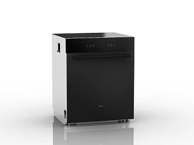 Modern Black And Silver Kitchen Appliance With Compact Design For Home Use 3d model